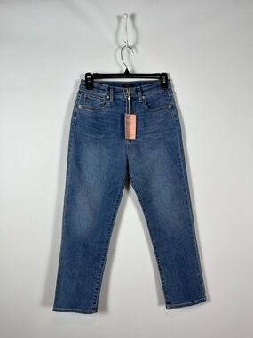 Quince Stretch Straight Jeans Girls Size 12 New With Tags